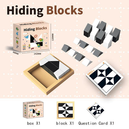 Puzzle Hidden Building Blocks Puzzle Toys - Cruish Home