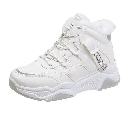 White Running Women Chunky Sport Shoes Woman Spring Summer Platform Sneakers - Cruish Home