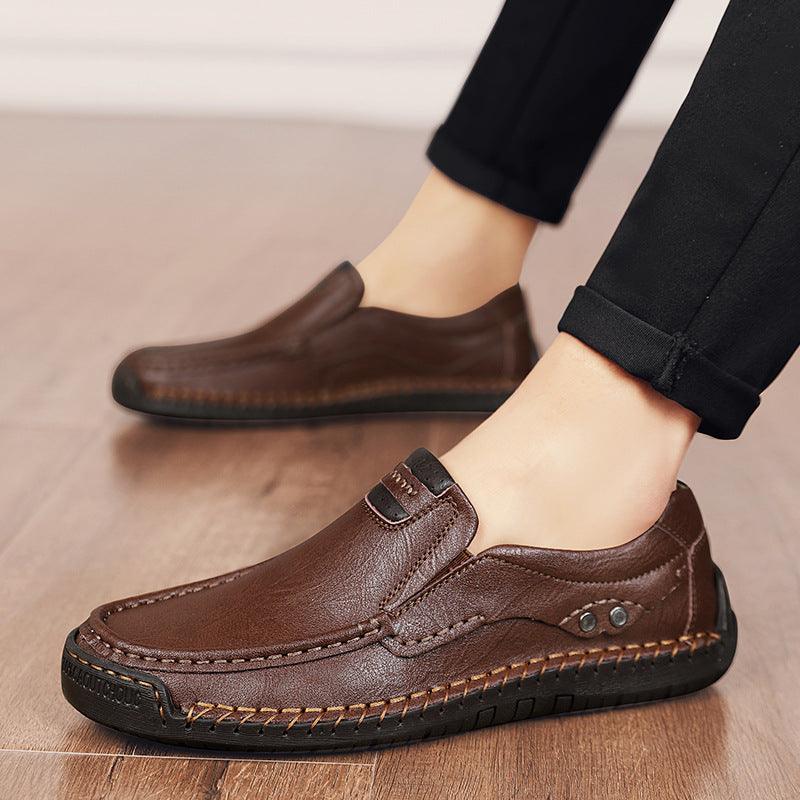 Men's Handmade Plus Size Leather Shoes - Cruish Home