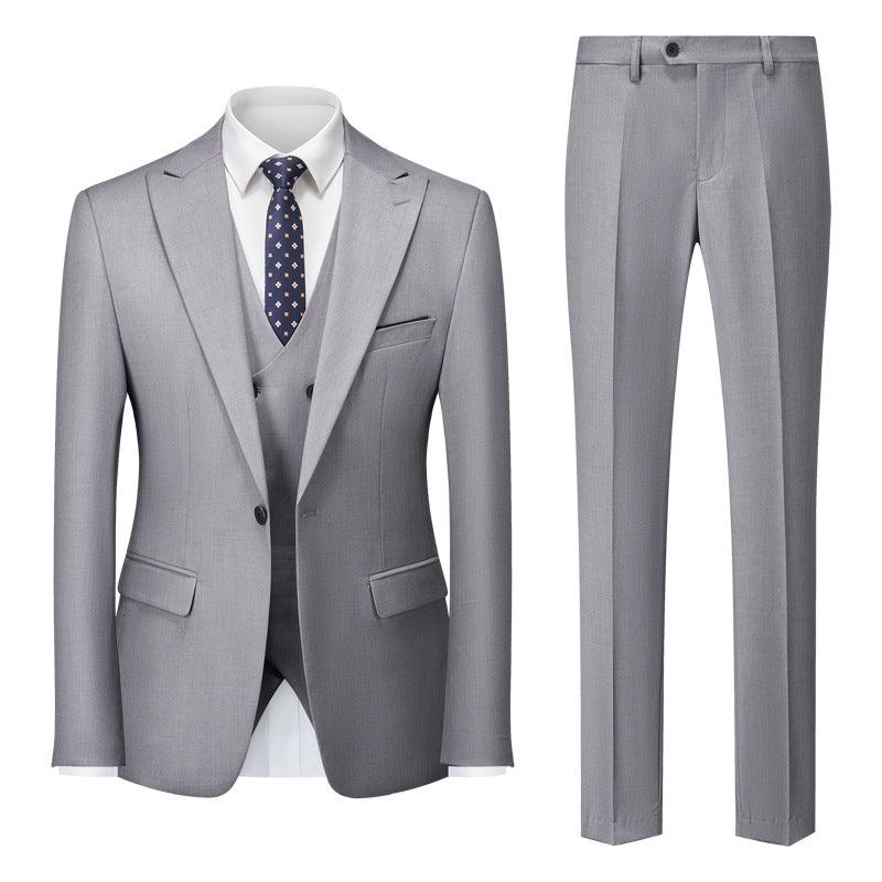 Men's Business Casual Suit Men's Foreign Trade Cross-border Suit Wedding Groom Dress - Cruish Home