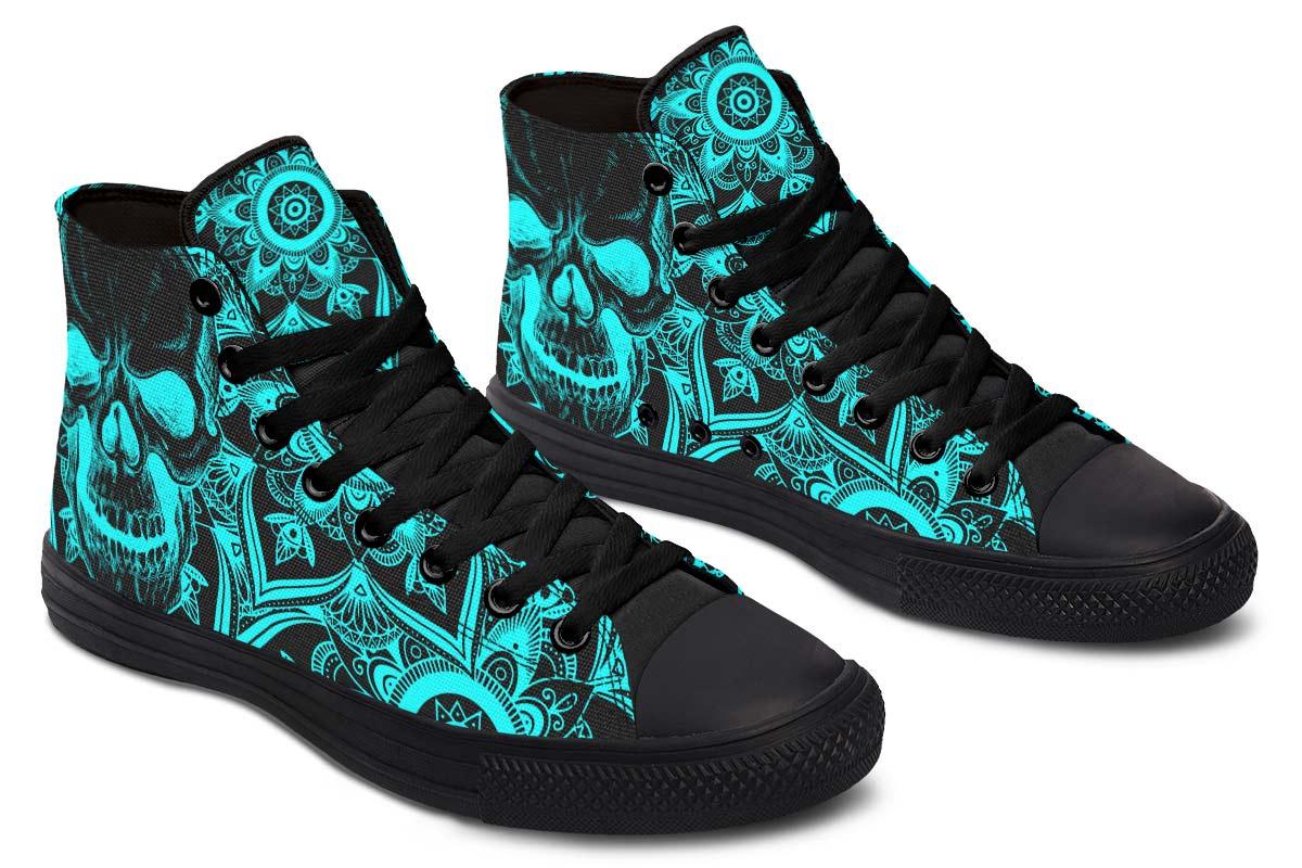 Printed Couple High-top Canvas Shoes - Cruish Home