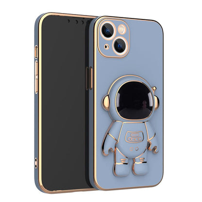 3D Astronaut Phone Case - Anti-Drop Electroplating Bracket