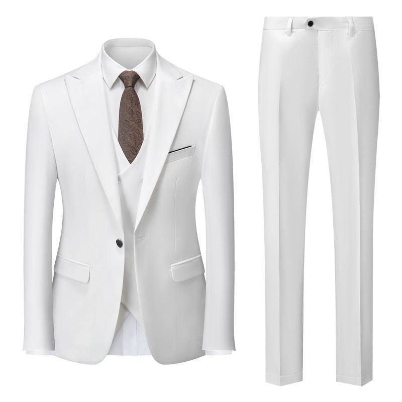 Men's Business Casual Suit Men's Foreign Trade Cross-border Suit Wedding Groom Dress - Cruish Home