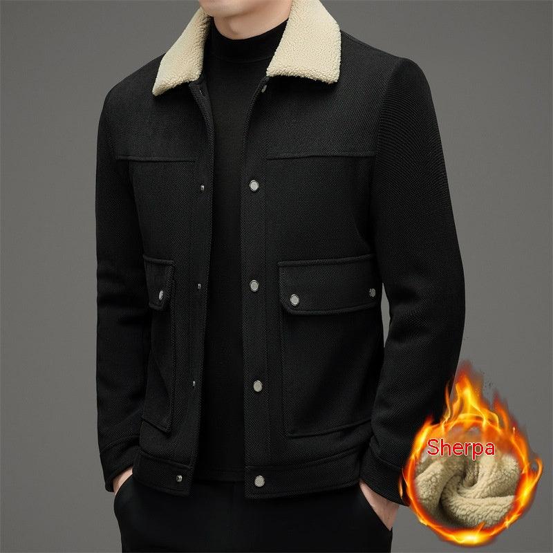 Men's Autumn And Winter Woolen Jacket - Cruish Home