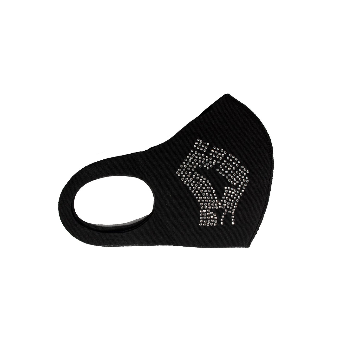 Black Lives Matter Fashion Studded Mask