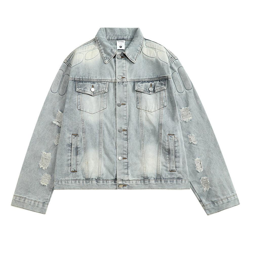 Skull Skeleton Denim Clothes Jacket Men - Cruish Home