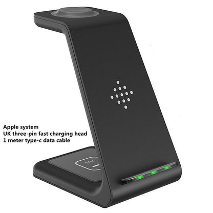 3-in-1 Wireless Charger Stand for Phone, Watch, Earbuds