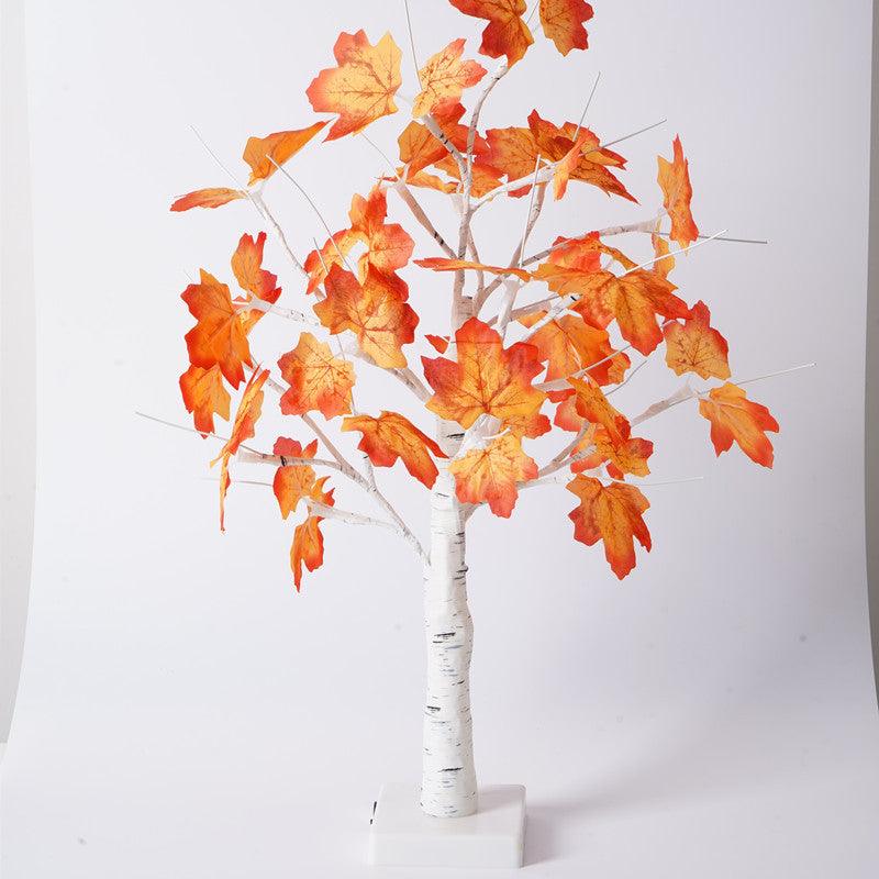 USB Birch Maple Leaf Shaped Tree Lamp Christmas - Cruish Home