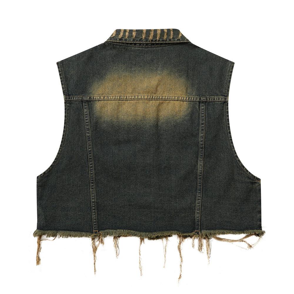 National Fashion Personality Denim Vest Man - Cruish Home