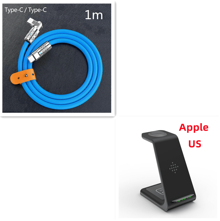 3-in-1 Wireless Charger Stand for Phone, Watch, Earbuds