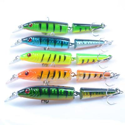 False Bait Double Section Submerged Mino Bionic Hard Pseudo-bait Warped Mouth Bass - Cruish Home