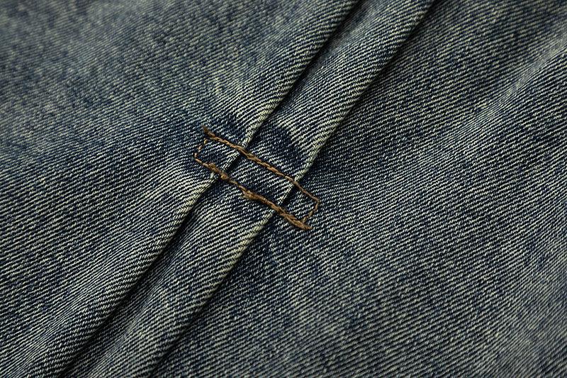 Washed And Worn Denim Jacket Men - Cruish Home