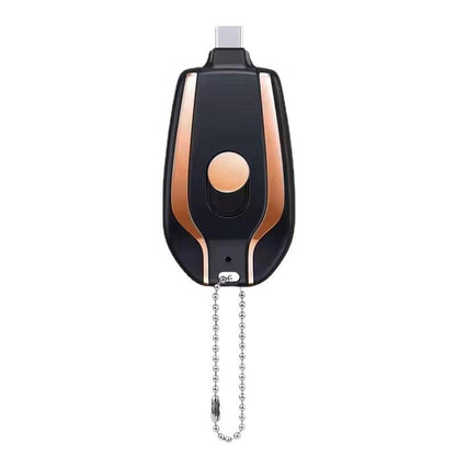 Mini Keychain Charger Emergency Power Bank Type-C