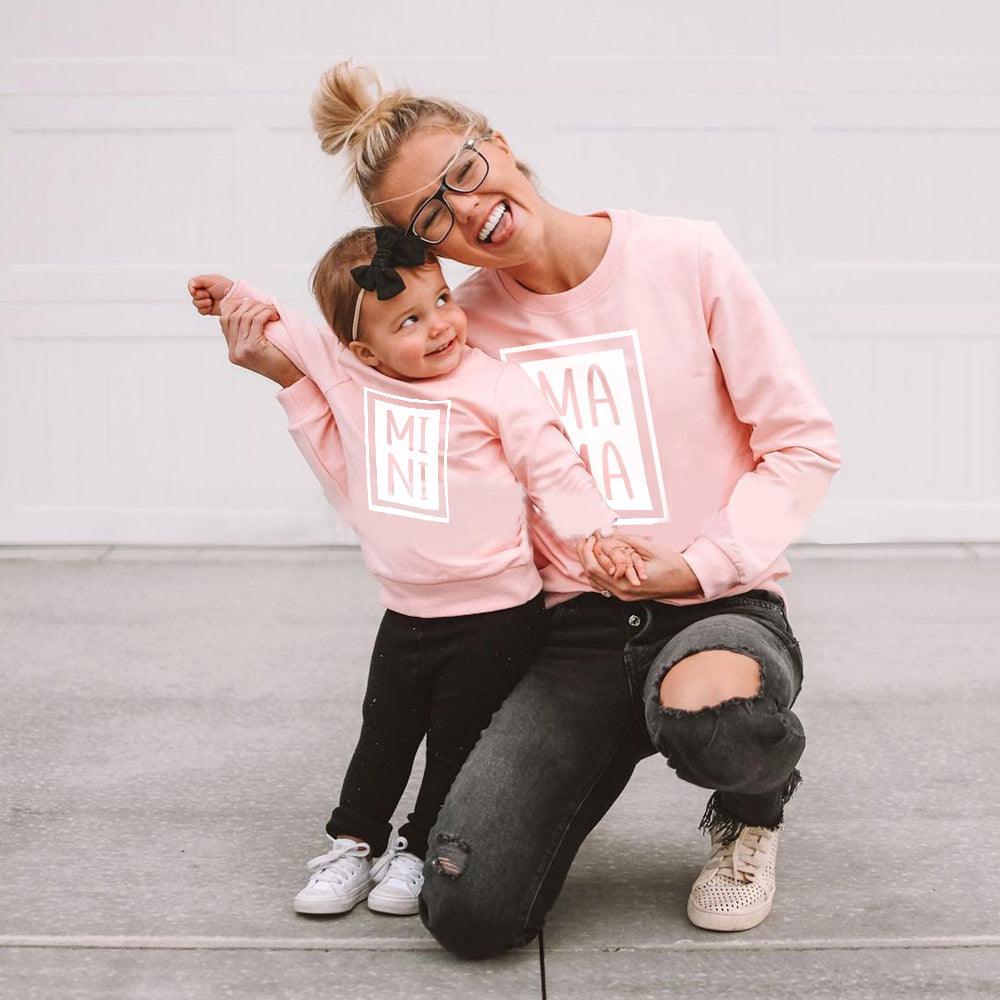 Gray Black And White Three-color Parent-child Suit - Cruish Home