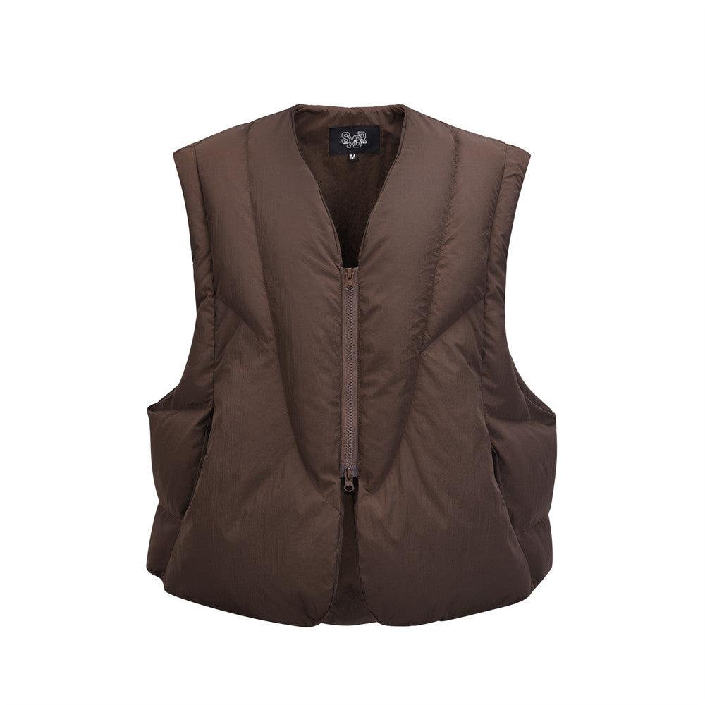 Men's Casual Vest Cotton-padded Coat - Cruish Home