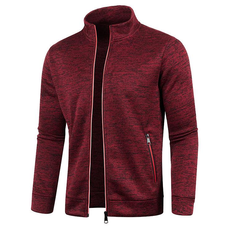 Men's Long Zipper Knitted Jacket - Cruish Home