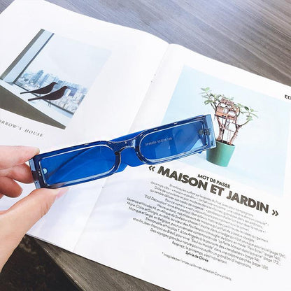 Rectangle Frame Fashion Sunglasses Women Hippie Vintage Designer Wholesale Bulk Shades Glass For Men And Women - Cruish Home