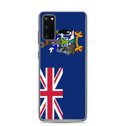 Coque Téléphone Drapeau de la Géorgie du Sud-et-les Îles Sandwich du S