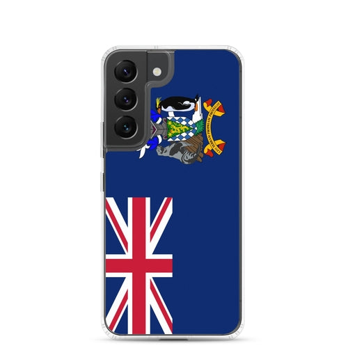 Coque Téléphone Drapeau de la Géorgie du Sud-et-les Îles Sandwich du S