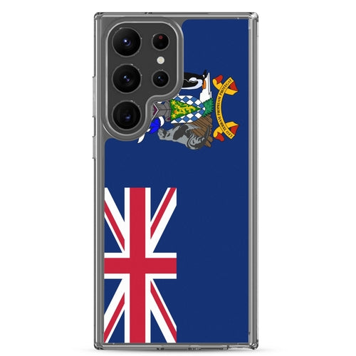 Coque Téléphone Drapeau de la Géorgie du Sud-et-les Îles Sandwich du S