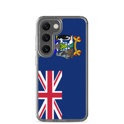 Coque Téléphone Drapeau de la Géorgie du Sud-et-les Îles Sandwich du S