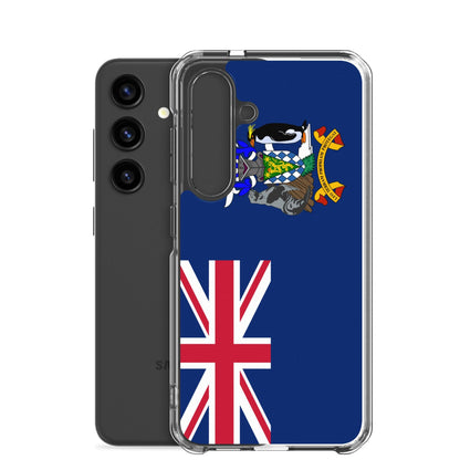 Coque Téléphone Drapeau de la Géorgie du Sud-et-les Îles Sandwich du S