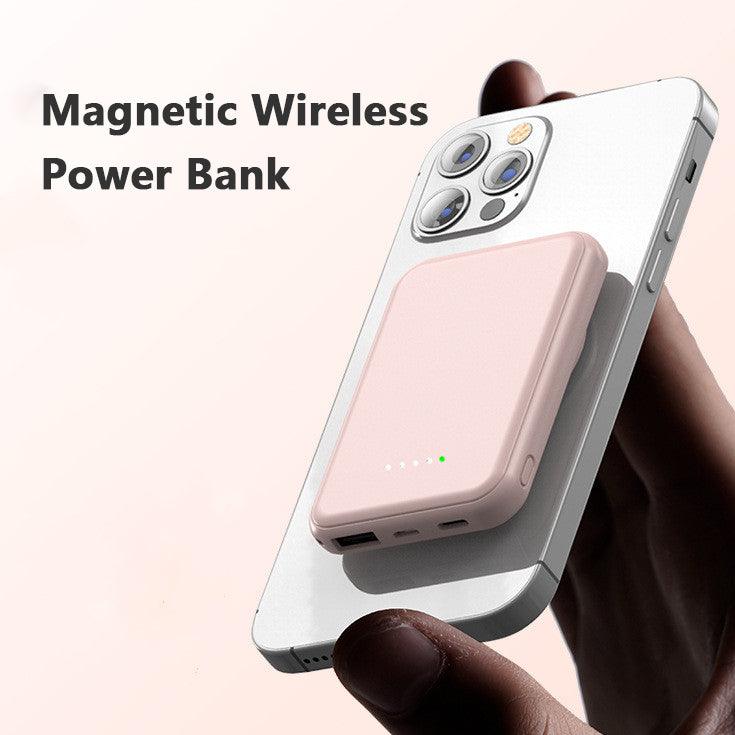 Mini Fast Charging Magnetic Wireless Power Bank 5000 MAh Portable - Cruish Home