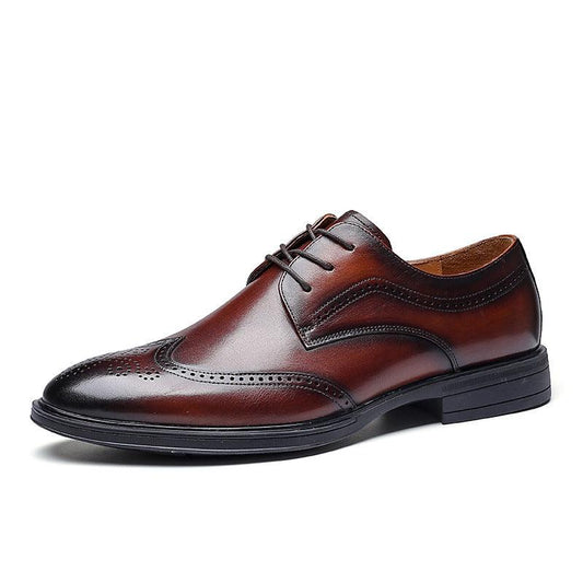 Men's Leather Shoes Business Shoes Casual - Cruish Home