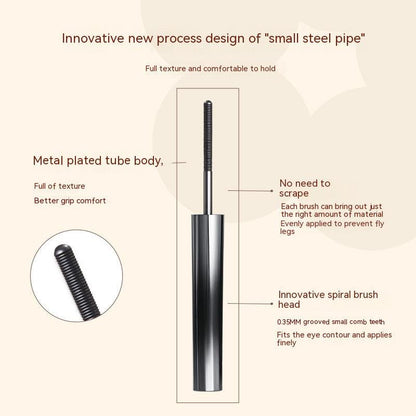 Three-dimensional Curling Metal Steel Tube Mascara Waterproof Long - Cruish Home