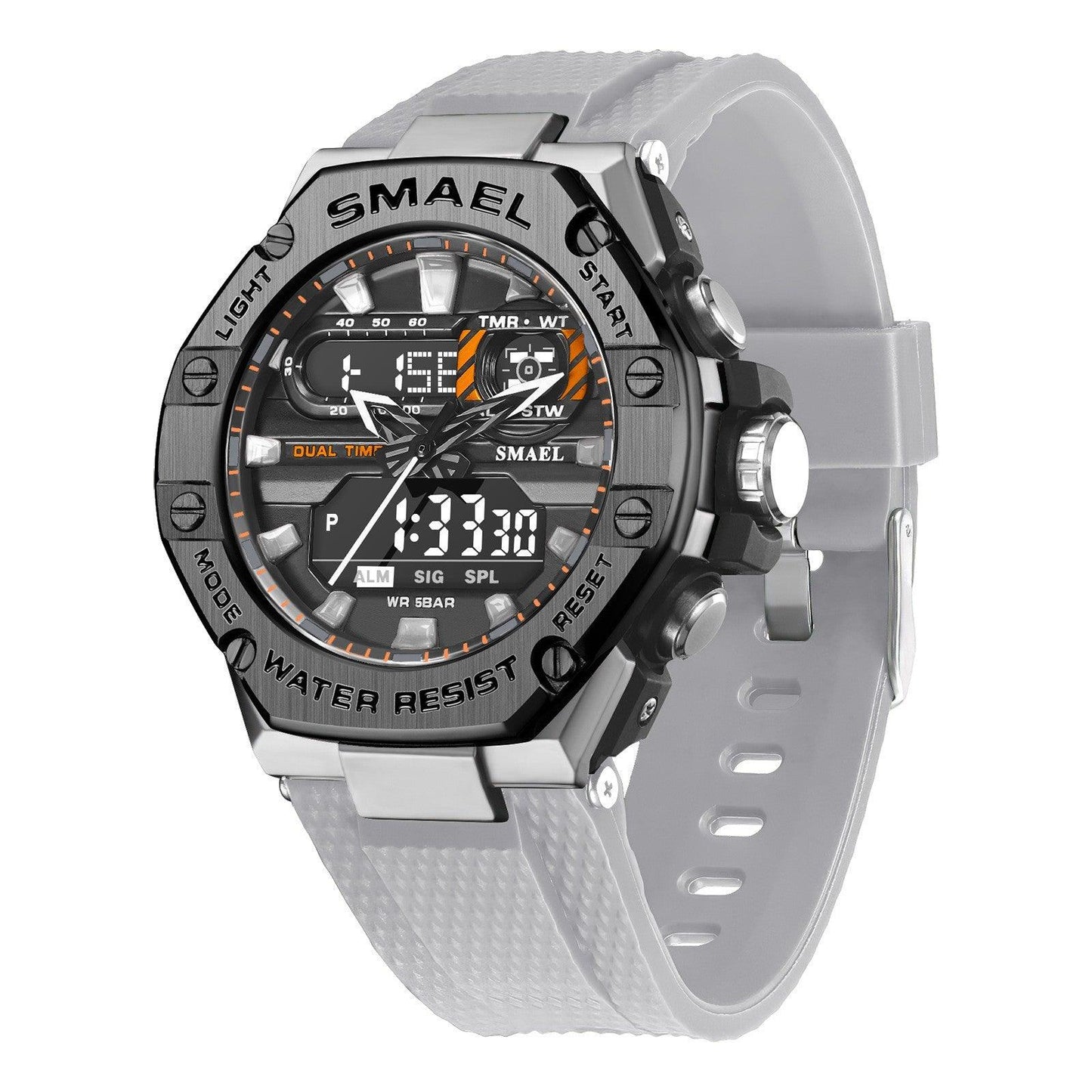 Digital Alloy Electronic Watch Men - Cruish Home