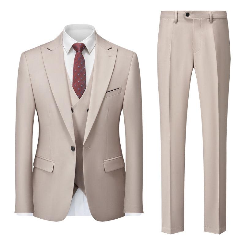 Men's Business Casual Suit Men's Foreign Trade Cross-border Suit Wedding Groom Dress - Cruish Home