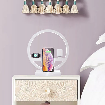 3 in 1 Fast Wireless Charger Dock Station EU PLUG