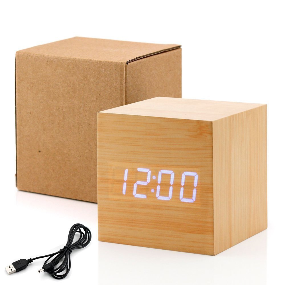 Voice-activated Cube Alarm Clock