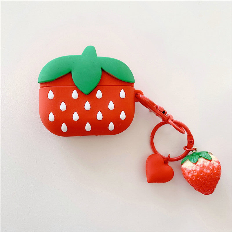 Red Strawberry AirPods Case