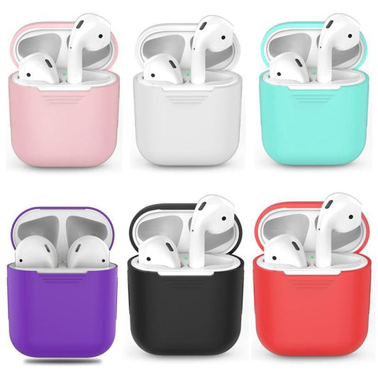 Ultra-thin Color Silicone AirPods Case