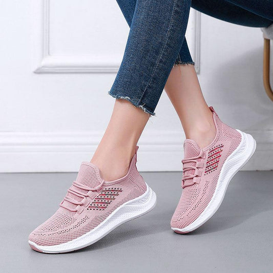 Women's Summer Hollow Lightweight Soft Sole Mesh Shoes - Cruish Home