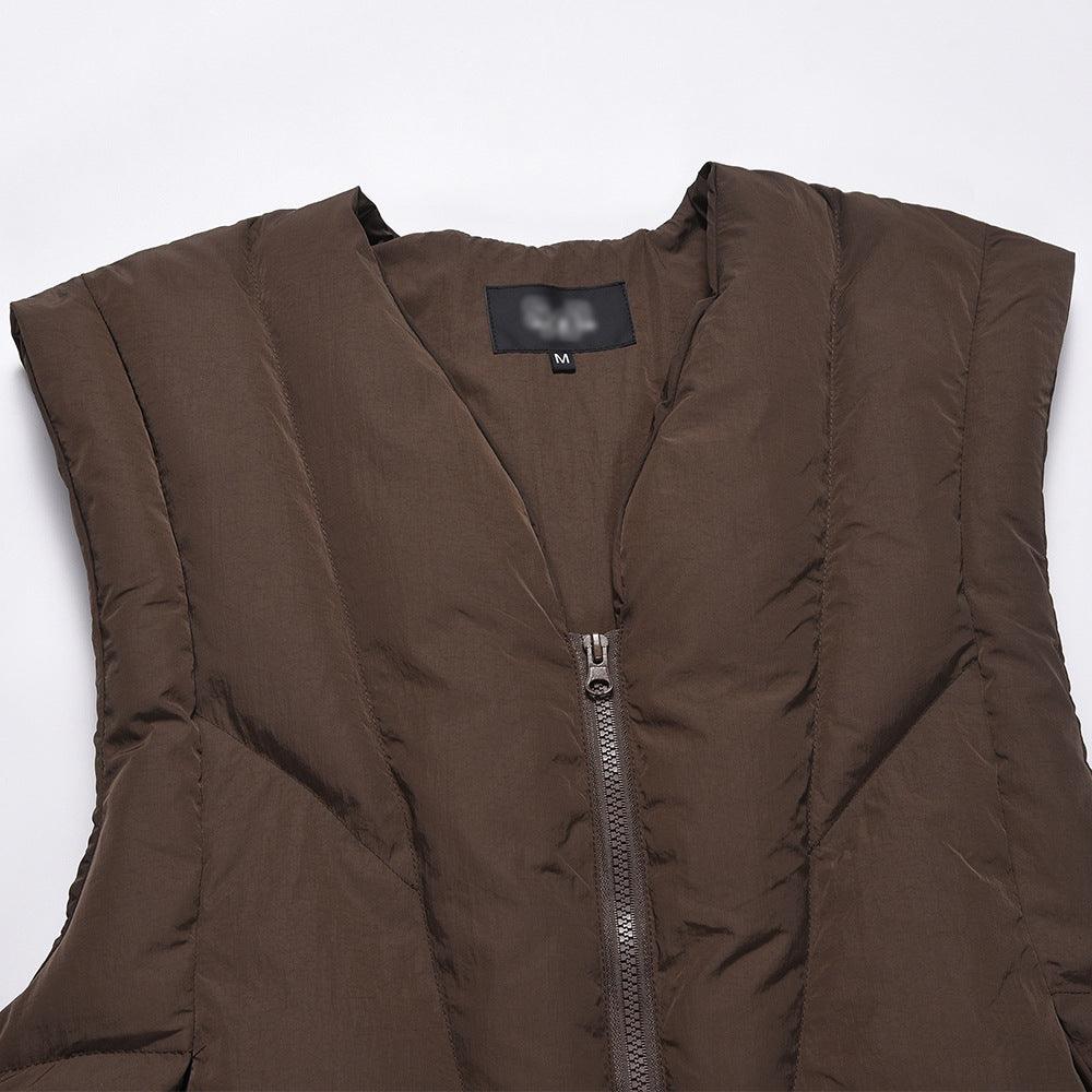 Men's Casual Vest Cotton-padded Coat - Cruish Home