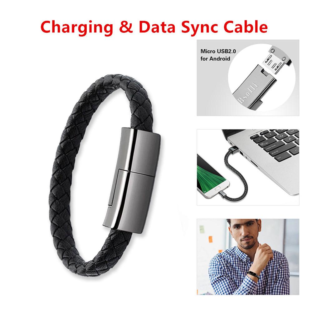 New Bracelet Charger USB Charging Cable Data Charging Cord For IPhone14 13 Max USB C Cable For Phone Micro Cable - Cruish Home