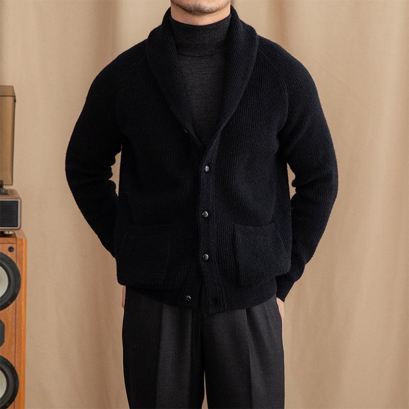 Thick Vintage Knitted Cardigan For Men Retro - Cruish Home