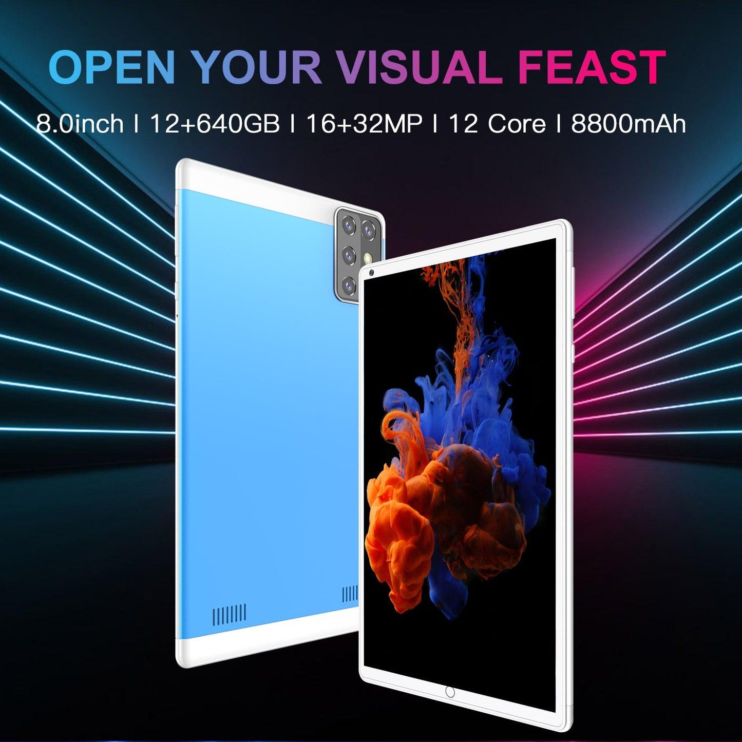 New Dual Camera 8 Inch Octa Core Tablet PC - Cruish Home