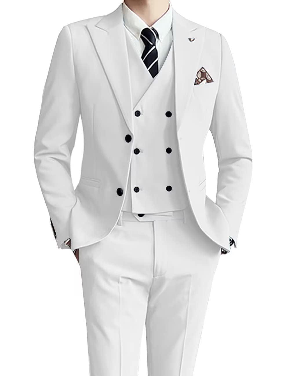 Three-piece Men's Suit Slim Fit Suit - Cruish Home