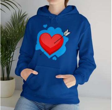 Autumn And Winter Fleece Printed Cartoon Hooded Sweatshirt - Cruish Home