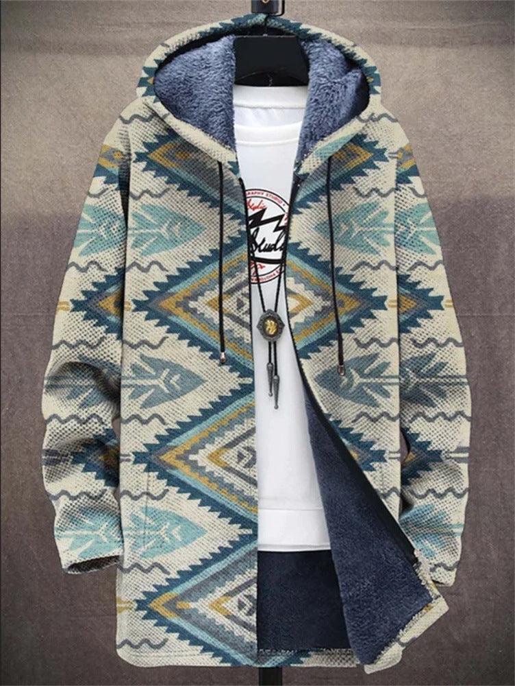 Men's 3d Digital Printed Hat Cardigan Jacket - Cruish Home