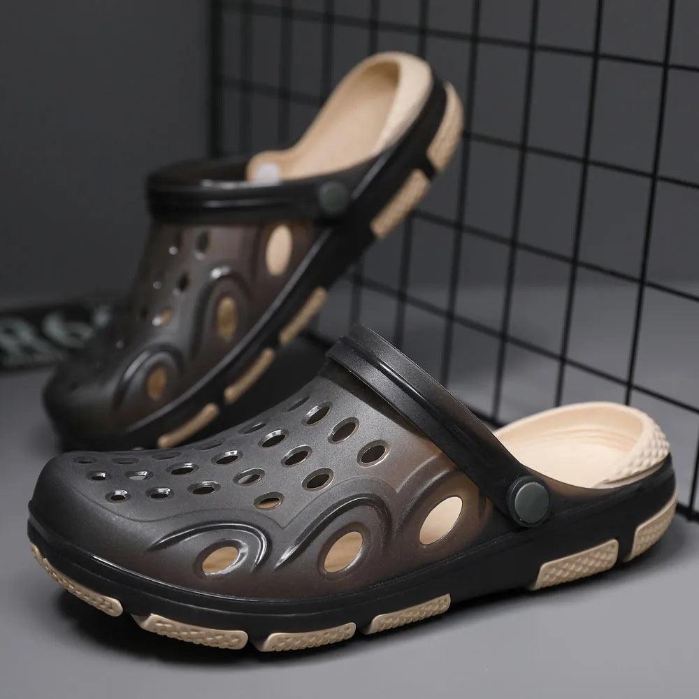 Baotou Sandals Outdoor Wear Half Drag Beach Shoes Men - Cruish Home