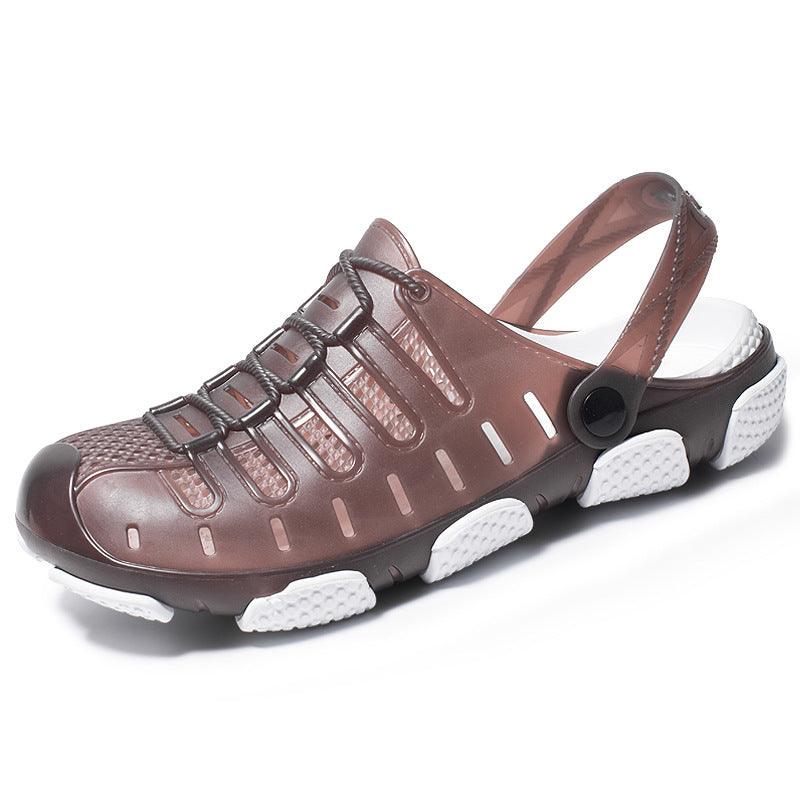 Baotou Sandals Outdoor Wear Half Drag Beach Shoes Men - Cruish Home