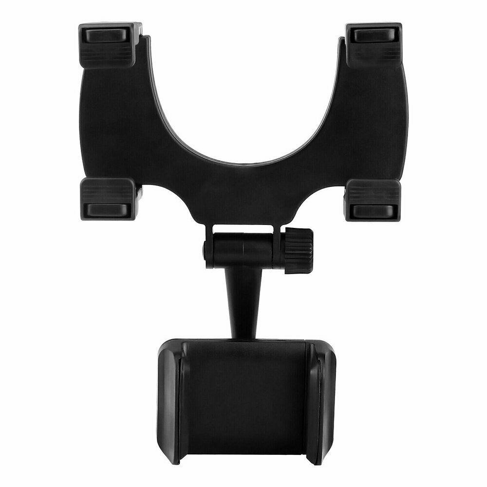 Universal Car Rear View Mirror Mount Stand GPS Cell Phone Holder 360 Rotation - Cruish Home