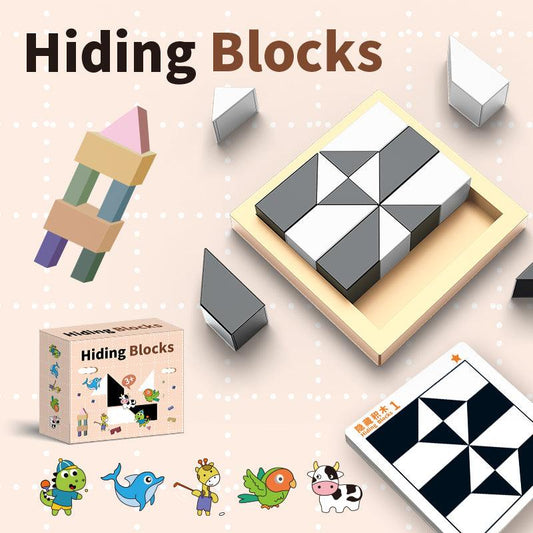 Puzzle Hidden Building Blocks Puzzle Toys - Cruish Home