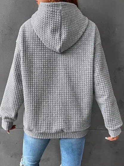 Women's Loose Casual Solid Color Long-sleeved Sweater - Cruish Home