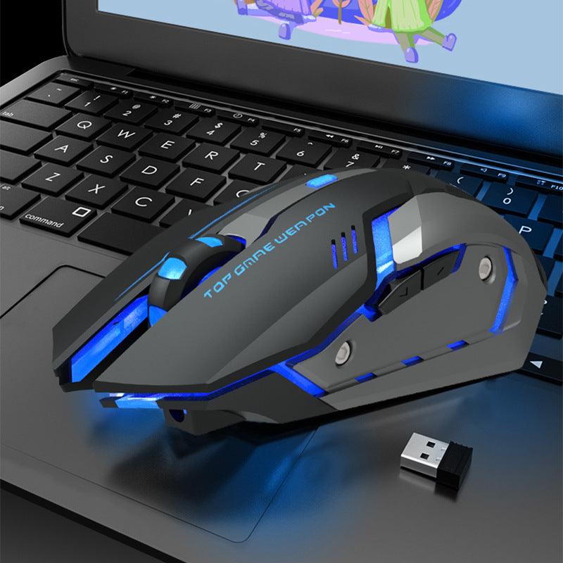 Wireless Charging Silent Gaming Mouse Machinery - Cruish Home