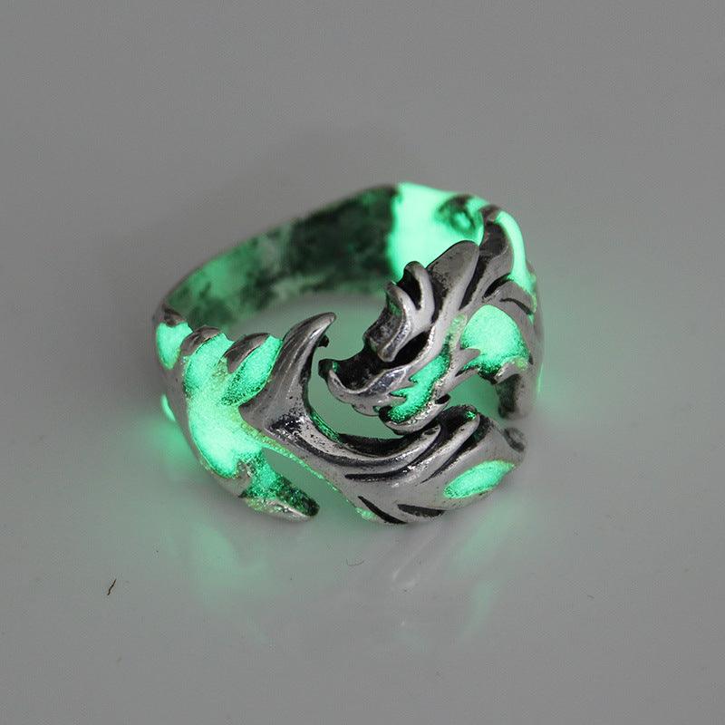 Domineering Multicolor Luminous Dragon Ring - Cruish Home